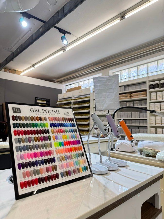 G.N.S Gel-Polish Farbkarte, 216 Farben