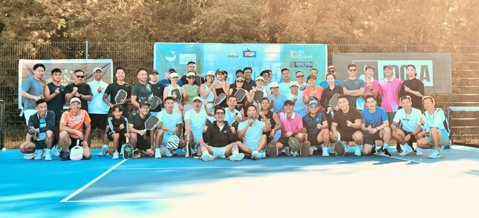 VGP Pickleball-Turnier – Gruppenfoto aller Teilnehmer